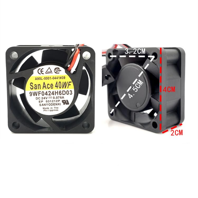 9WF0424H6D03 24V 0.076A 4020 4CM Inverter Cooling Fan