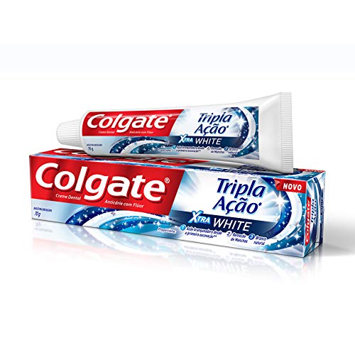 Creme Dental Colgate Tripla Ação Xtra White 70g