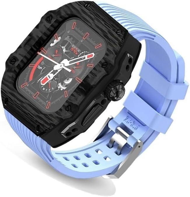 Bracelet Apple Watch en caoutchouc fluo pour le sport et l'été