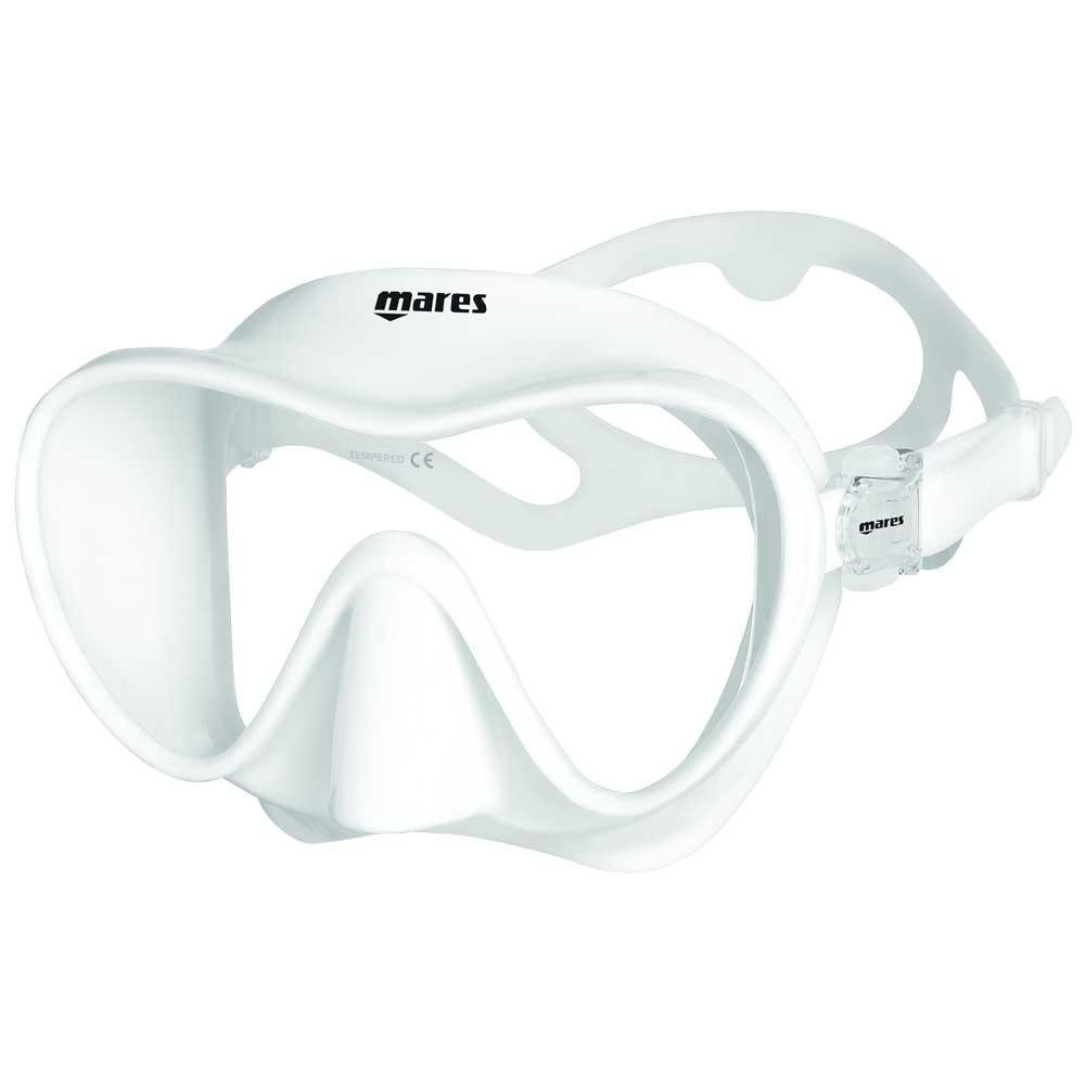 Mares 411246 411246-Mascara Gafas Buceo Tropical Color Blanco, Unisex Adulto