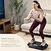 LifePro Vibration Plate Exercise Machine- Whole Body Vibration Fitness Trainer w/ Loop Bands - Vibrating Plate Exercise Machine With Remote, Balance Straps, Videos & Manual- 150Kg Max Load (Black)