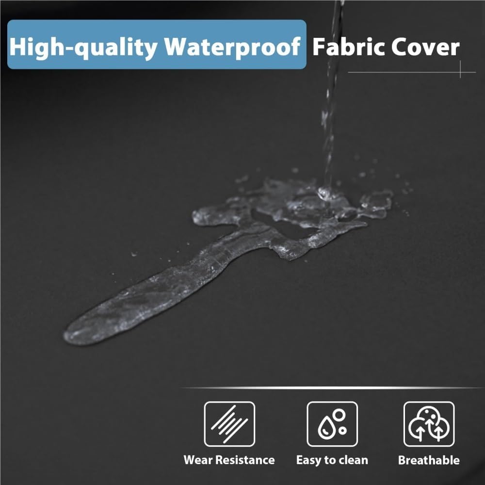 6 Pieces Outdoor Patio Furniture Set Rattan Patio Conversation Set with Coffee Table L-Shaped Wicker Outdoor Sectional Sofa with Wide Armrest and Cushions for Garden Deck Porch(Gray)