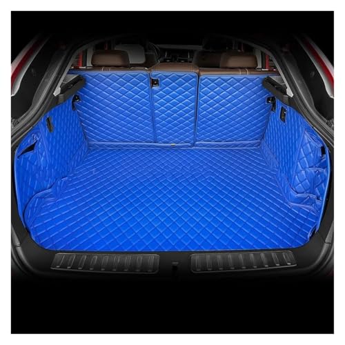 Tapis de coffre intégral imperméable Mercedes Classe GL X164 protection sur mesure bleu