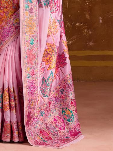 AKHILAM kanjivaram silk saree in soft silk – image 7