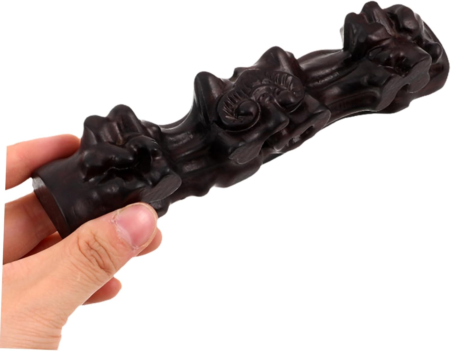 Hemoton Desktop Flute Holder Solid Display Stand for Flutes Wind Instruments Artistic Traditional Design Pen Rest Aesthetic Tabletop Rack for Home Decor image 4