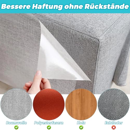Kratzschutz Sofa Katze, Kratzfolie Katzen Selbstklebend 30cm x 5m, Anti Kratz Folie für Katzen und Hunde, Kratzschutzfolie Transparent für Möbel Couch Sofa Wand Tür Schutz