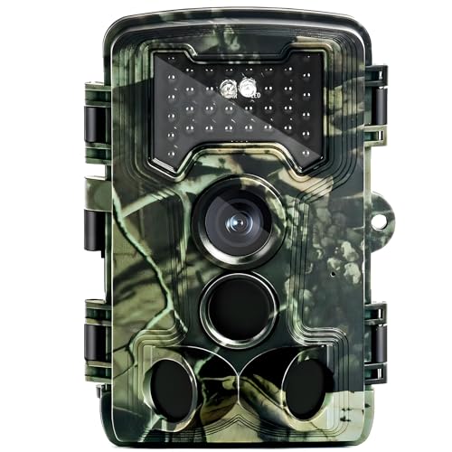 Lalalumi Wildlife Camera 58MP/2.7K, Trail Camera with Night Vision Motion Activated, Garden Camera...