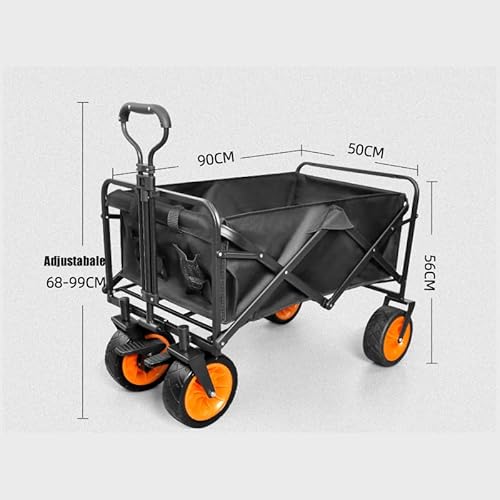 image for AUSLEECostBay Collapsible Folding Outdoor Utility Wagon with 150kg Wei