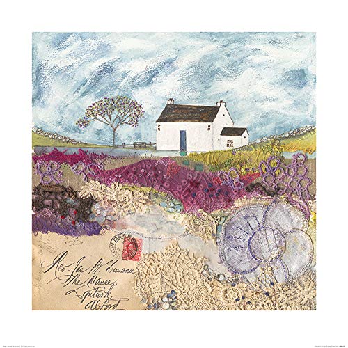 The Art Group Louise O'Hara (Waiting for the Post) -Art Print 60 x 60cm, Paper, Multicoloured, 60 x 60 x 1.3 cm