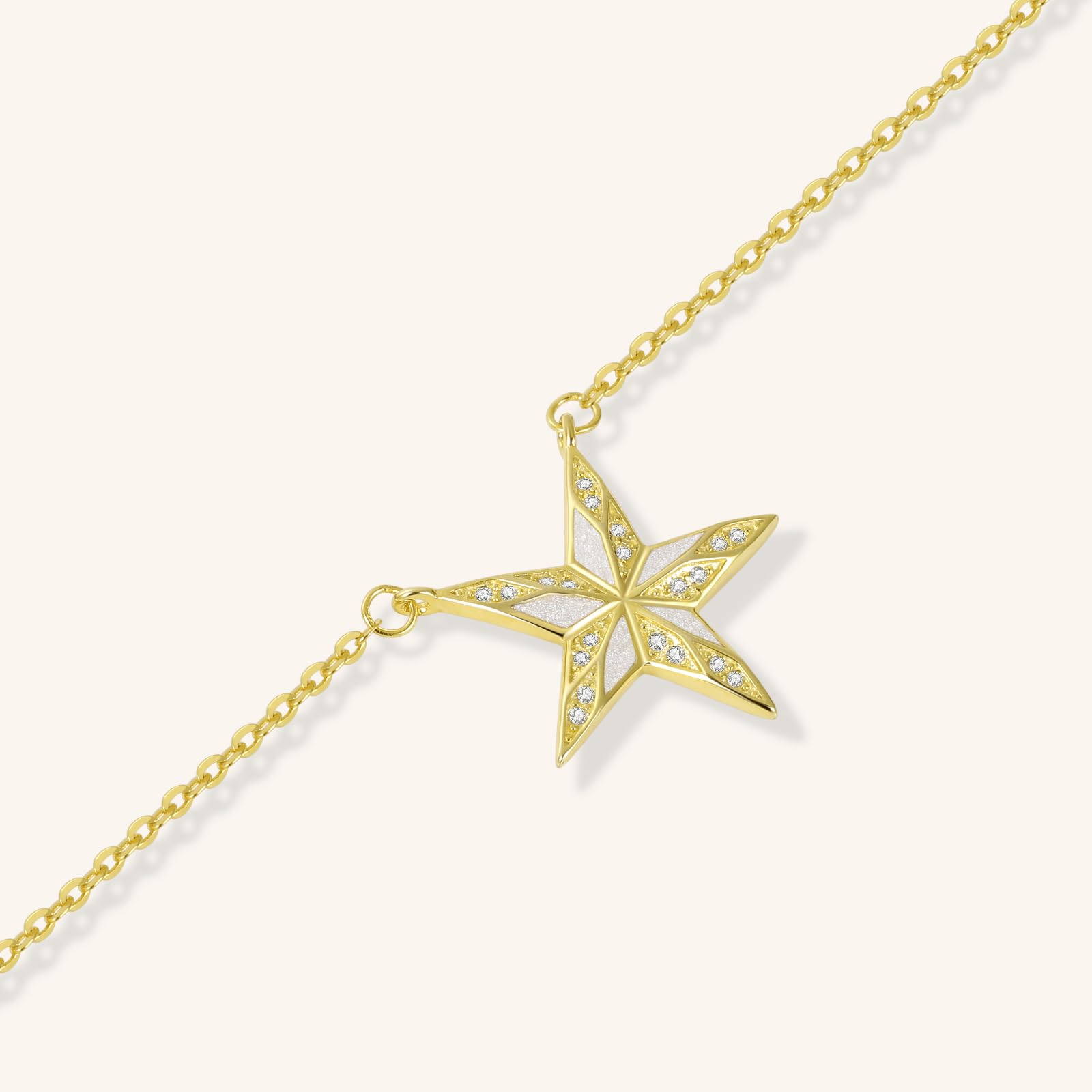 Donna Collana Argento Sterling Stella Ciondolo Collane Gioielli Regalo