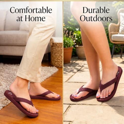 Image of ORTHO JOY Men Doctor Ortho slippers | Extra Soft comfortable and stylish flip flop slippers for Men in exciting colors |Lightweight | Anti Skid | Daily Use Chappal