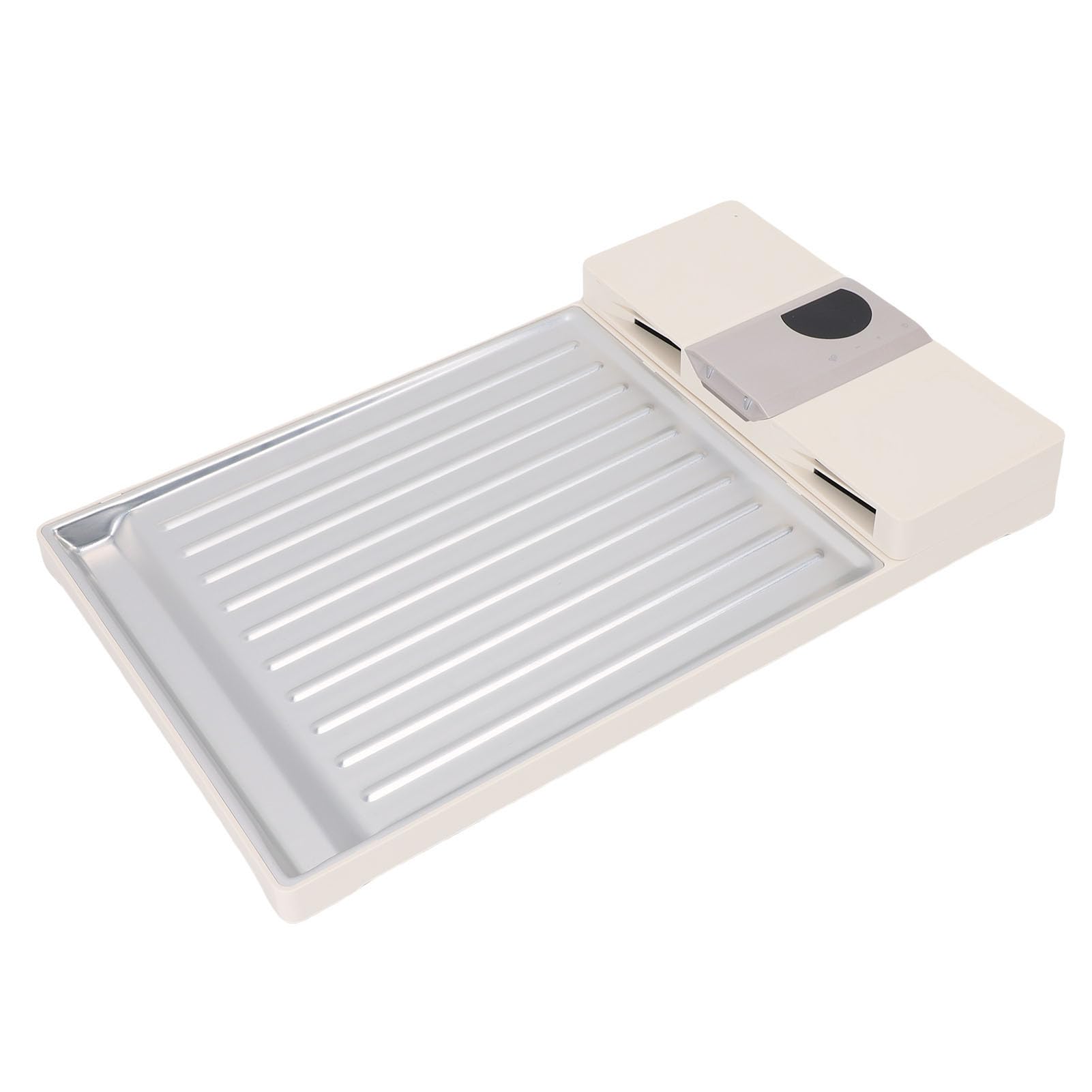 Generic Vassoio di Scongelamento Elettrico Ricaricabile Sicuro Scongelamento Rapido della Carne per Carne Congelata e Pollame Realizzato in Lega di Alluminio ABS 24x39,5 Cm
