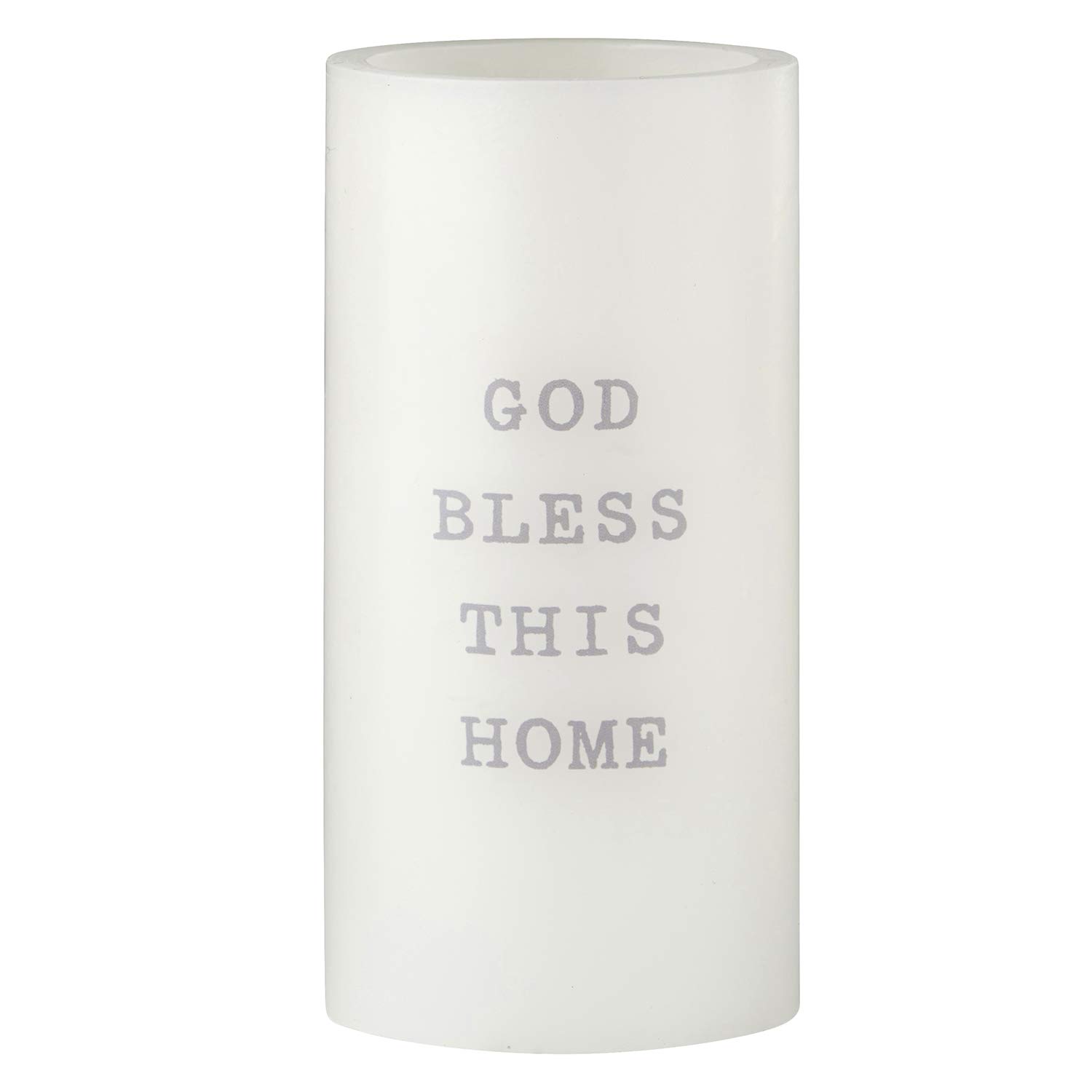Creative BrandsHeartfelt-Family Collection LED Candle with Timer, 3 x 6-Inch, Bless This Home