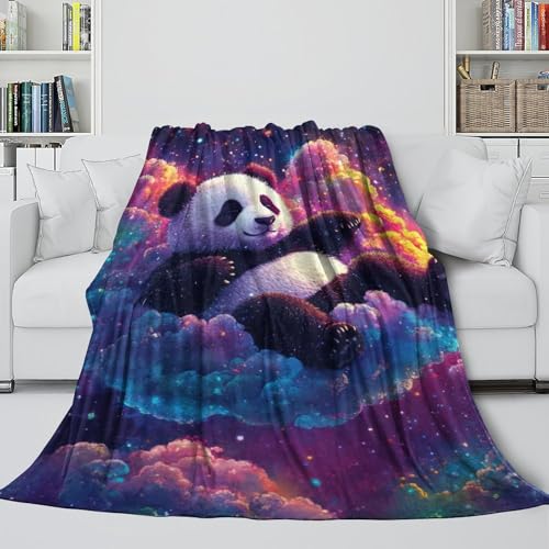 Couverture panda 200x230 cm moelleuse pour grand lit - 5