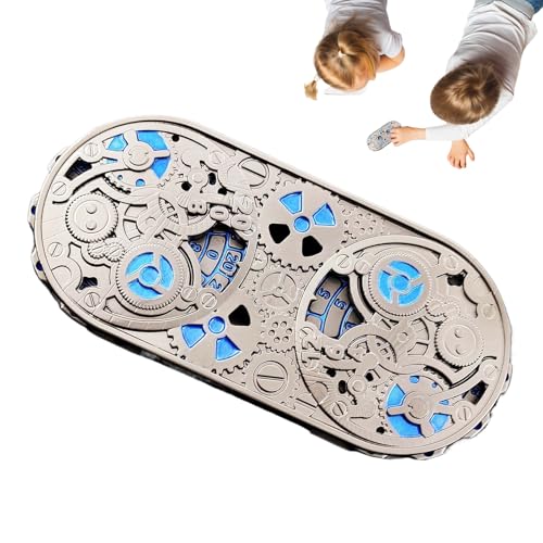 Dado giratorio para juegos un regalo místico con grabados de aleación de aluminio