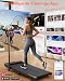 MJWW Walking Pad mit Steigung 6%, Laufband für Zuhause & Büro 136 KG mit Smart App 6 km/h & 12 km/h, Laufband Schreibtisch Leise 2.5 PS mit Schulungskurse und Multiplayer-Wettbewerbe