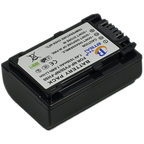 Batería NP-FH50 y Cargador para Recuperar tu Videocámara Sony HDR-PJ50V XR200VE