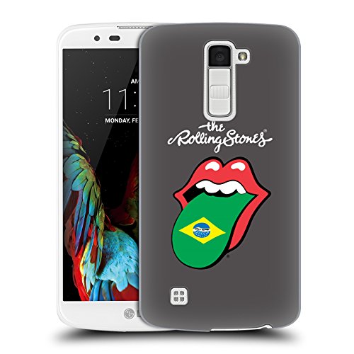 Head Case Designs Officially Licensed The Rolling Stones Brazil International Licks 1 Hard Back Case Compatible with LG K10 / K10 Dual SIM