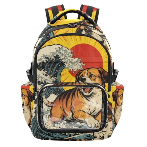 Mochila transparente para la escuela y tardes casuales de adolescentes
