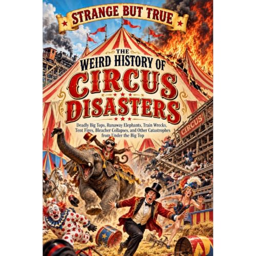 STRANGE BUT TRUE THE WEIRD HISTORY OF CIRCUS DISASTERS Audiolibro Por SparkTrail Press, Guy Wann arte de portada