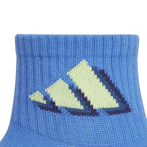 Image of adidas Unisex Kids Quarter Ankle Socks for Boys and Girls Youth (6-pack) Superlite Breathable and Lightweight Discontinued