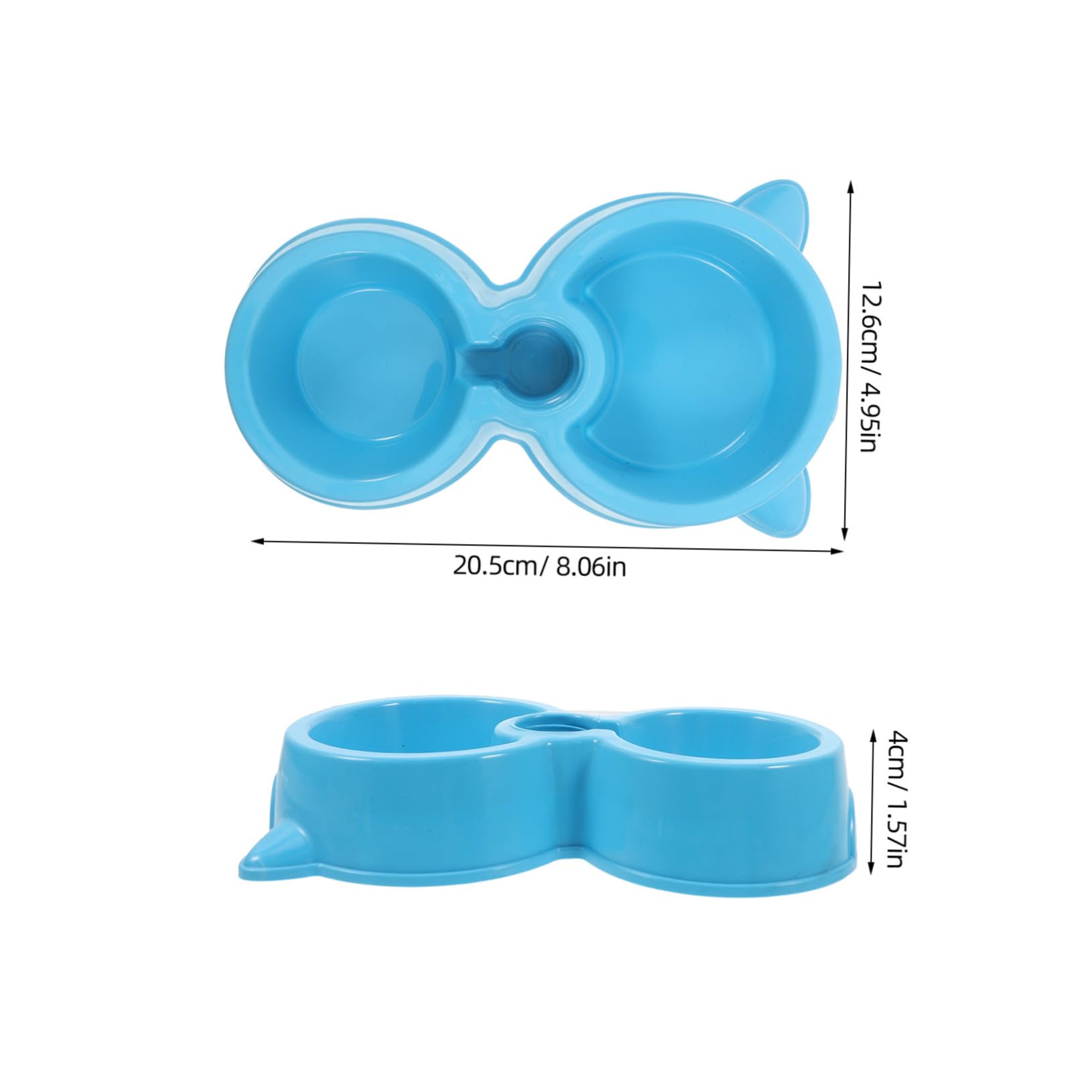 Milisten Automatic Dog Water Bowl Pet Feeder Water Dispenser Two-in- Cat Feeder Slow Feeding Bowl