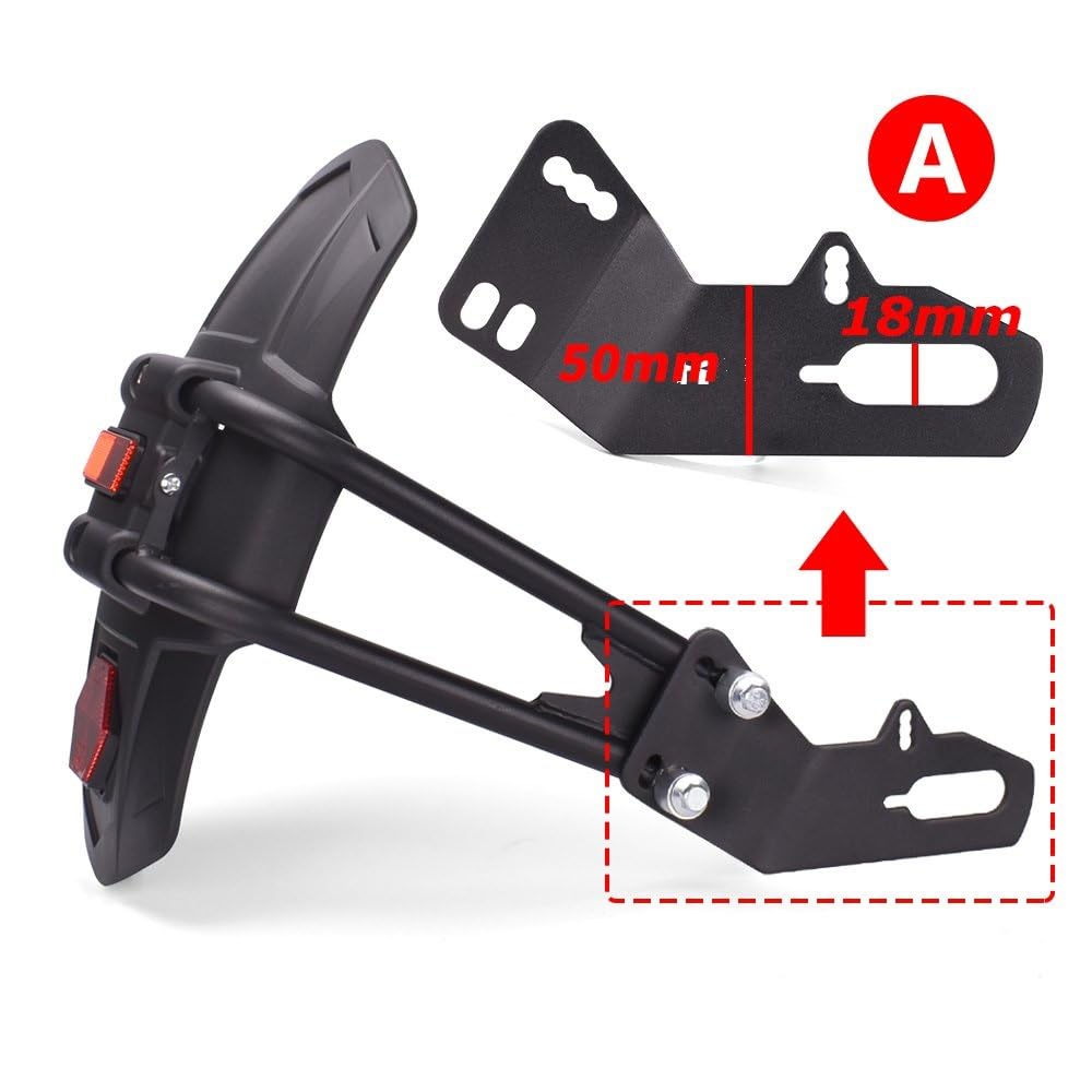 BeNsil Parafanghi Moto Parafango Ruota Posteriore Moto Paraspruzzi Parafango Moto per Y&amaha XSR155 XSR125 XSR300 XSR700 XSR900 2022 Paraspruzzi Paraspruzzi (Color : A)