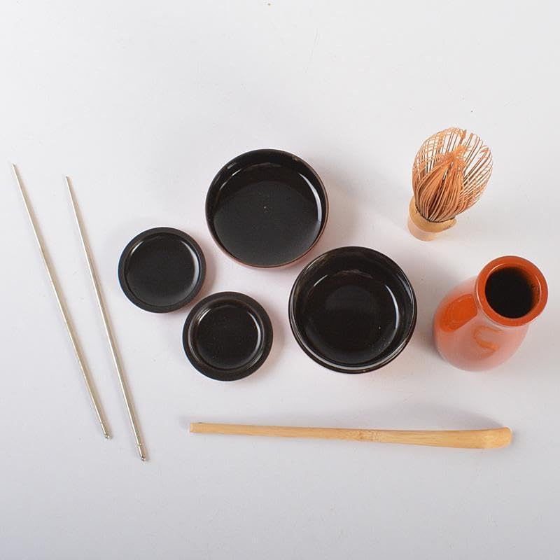 茶道具 面朱茶箱 茶碗 棗など 九点 一式 V R6607 茶道具 面朱