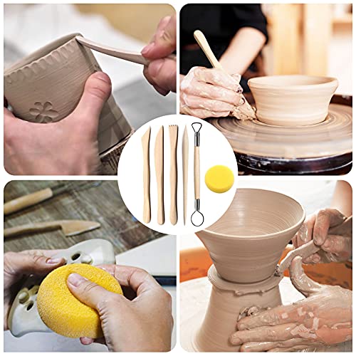 Miniatura 5 de Twbest Herramientas De Escultura,37pcs Herramientas De Arcilla, Herramientas De Modelado,Herramientas Arcilla Para Arcilla,Cerámica,Obras De Arte Y Manualidades Navideñas