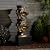 SERBILHOME 6-Tier Outdoor Water Fountains 48.75''H Large Fountain and Waterfalls with LED and Pump Floor Standing Waterfall for Garden, Patio, Backyard, Deck, Porch and Home Art Decor