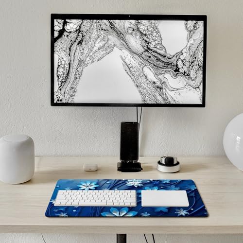 Mouse Pad RLDOBOFE Blanco de 60x30 cm con Base Antideslizante miniatura 7