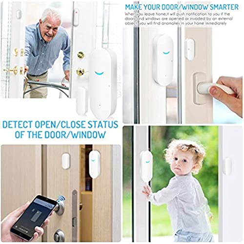 Senckit DOOR WINDOW SENSOR Wifi Door And Window Sensors,Tuya Smart Alarm With Free Notification App Control Home Security Alarm System thumb #5