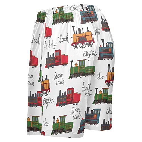 Christmas Gnome Snow Pajama Bottom Shorts for Men Soft Casual Sleep Lounge Shorts with Pockets S - XXL3