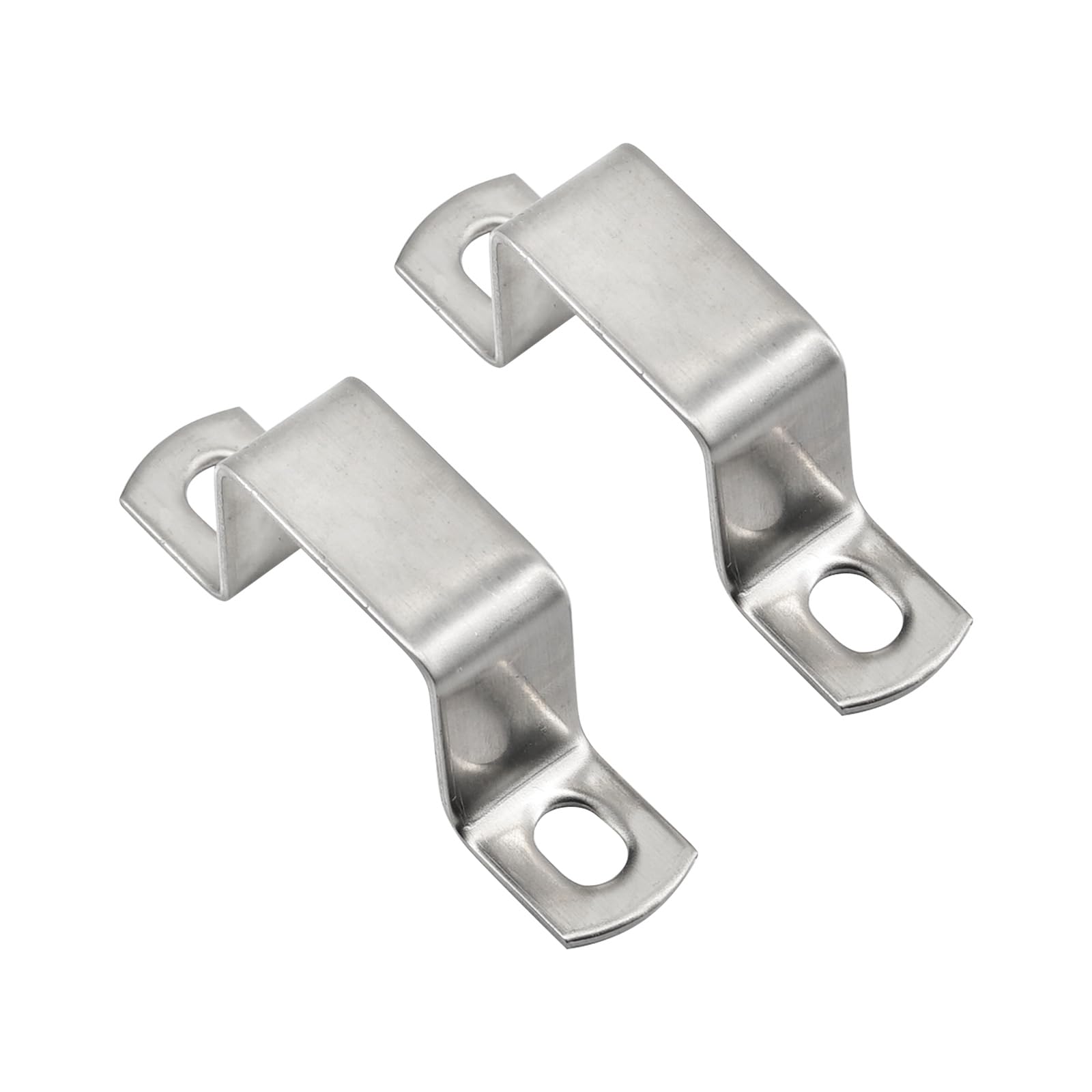12 Morsetti Quadrati In Acciaio Inox 304 – Per Tubi 40x40 Mm, A U, Per Strutture, Ringhiere E Mobili