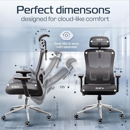 Image of Ergonomic Office Chair Comfy [#1 in Tests]
