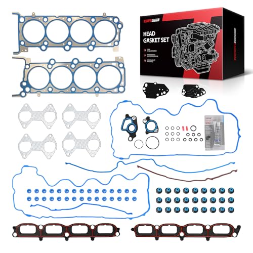 Image of Torchbeam Head Gasket Kit, Engine Cylinder Head Gasket Set Fit for Ford F-150 2004-2006, Expedition F-250 F-350 Super Duty 2005-2006 5.4L, Lincoln Mark LT 2006, Navigator 2005-2006, Replace# HS26306PT