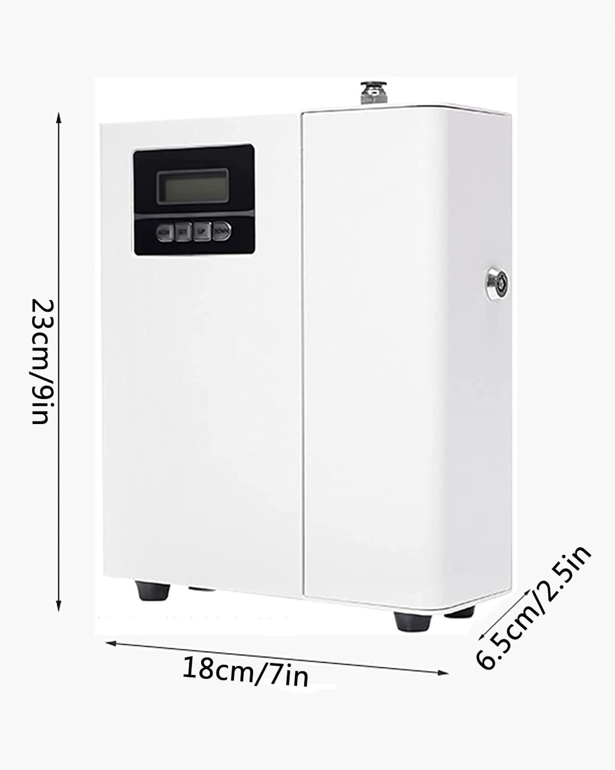 Dyfuzor olejków eterycznych, bezwodny dyfuzor do aromaterapii, 150 ml, pokrywa 300 m2, idealny do dużych pomieszczeń, biur i spa, ultradźwiękowe urządzenie do aromaterapii