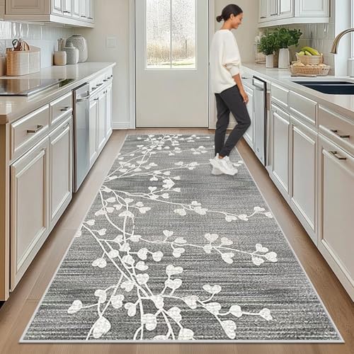 Alfombra de corredor pelo corto lavable para solucionar las manchas en pasillo y cocina 4
