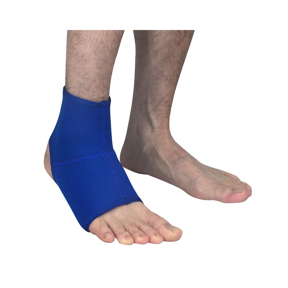 BaronHong Bandaż podtrzymujący kostkę unisex elastyczna opaska kompresyjna do uprawiania sportu (niebieska, XL)