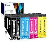 Rendement élevé : chaque cartouche noire offre une capacité d'impression pouvant atteindre 1100 pages, et chaque cartouche couleur offre une capacité d'impression pouvant atteindre 1100 pages. Compatible pour Epson Multipack 405XL Valise (à 5% de couverture sur A4)
