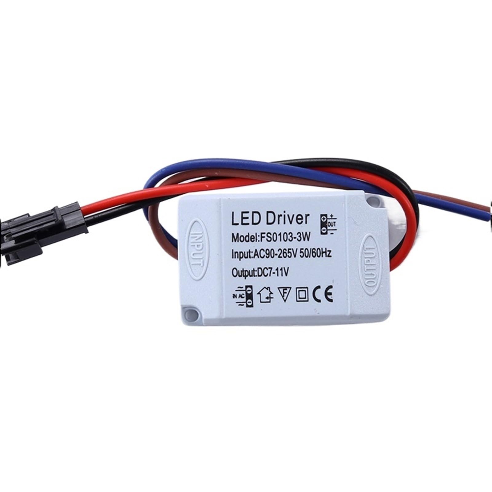 FCARUMIQP LED Power Supply 1W-24W 240-280mA Driver Adapter with SM Or AC90-265V Lighting for Panel Light Downlight(SM 1-3W)