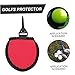 SUPVOX Practical Golf Balls Cleaning Bag Soft Wiping Bag for Multi-Directional Protection Reusable Golfs Protector for Storage and Cleaning Red