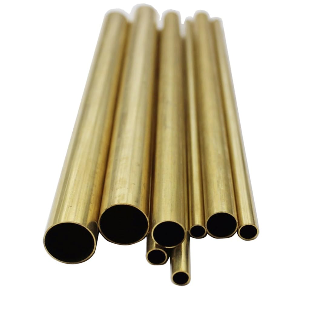 Tube Rond Laiton Creux 50cm Paroi 1mm - Diamètres 6 à 20mm