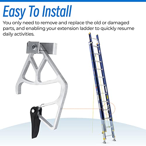 28-11 Rung Lock Kit For Extension Ladders Compatible With Werner Aluminum Extension Ladder Parts #TOP4