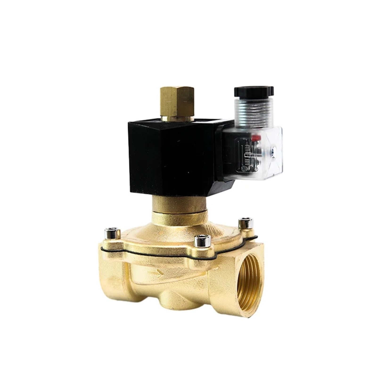 XFMZFUBD 3/4" normally open brass IP65 solenoid valve 20 switch water valve 220V 110V 24V 12V NPT thread(NPT-12VDC)