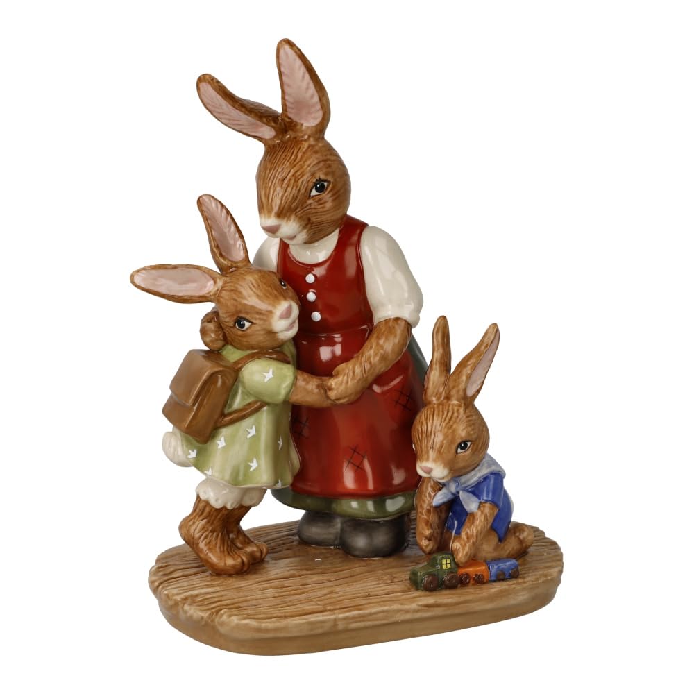 Goebel Bunny Figurine Easter Classic Mama ist die Beste, Made of Stoneware, Dimensions: 12 x 8.5 x 16.5 cm, 66-845-65-1
