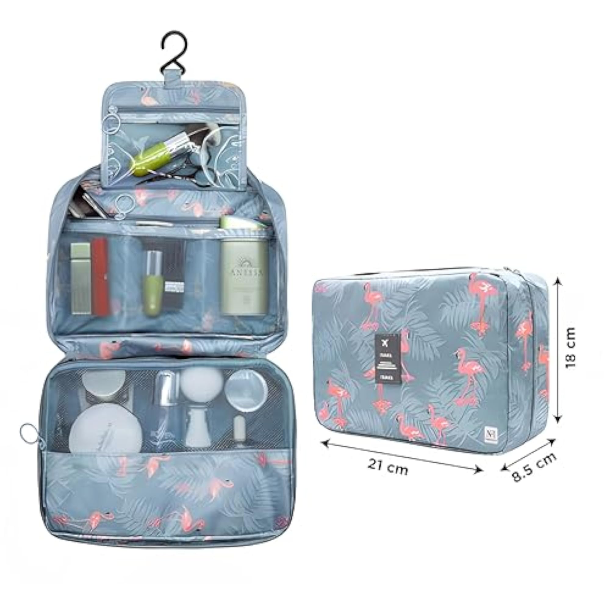 Portable Hanging Travel Toiletry Makeup Pouch for Women