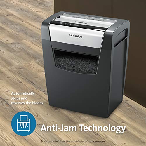 Image of Kensington Shredder - OfficeAssist 10-Sheet Anti-Jam P4 Crosscut Security Shredder (K52075AM)