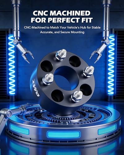 Image of Orion Motor Tech 4x4 Wheel Spacers, Golf Cart Wheel Spacers Compatible with EZGO EZ GO Golf Cart Club Car ATV, 2 inch Wheel Spacers with 1 /2 inch-20 Studs, Set of 4