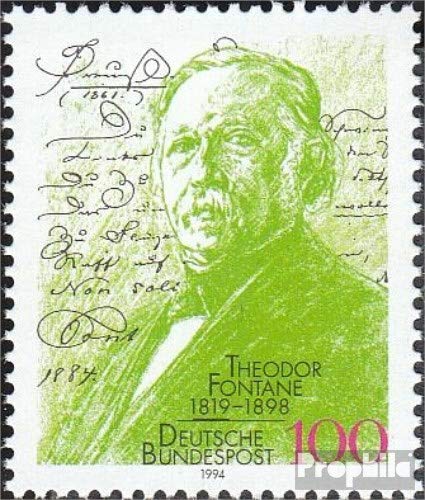 FRD (FR.Germany) 1767 (complete.issue) 1994 Theodor Fontane (Stamps for collectors)